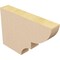 Ekena Millwork 2in. W x 8in. H x 12in. L Ridgewood Woodgrain TimberThane Rafter Tail, Primed Tan RFTUR02X08X12RIDRCPR - alternate 5